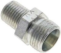 Nypel hydrauliczny NPT 1/4"-12 L (M18x1,5)