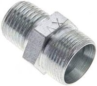 Nypel hydrauliczny R 1/4"-12 LL (M16x1)