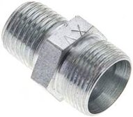 Nypel hydrauliczny R 1/4"-12 LL (M16x1)