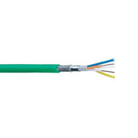 Kabel instalacyjny PROFINET, cztery żyły pełne, powłoka zewnętrzna PVC, zielony, 500 m (B70007E-500m) - Omron