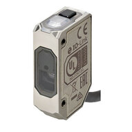Czujnik fotoelektryczny, prostokątna obudowa, stal nierdzewna, laser podczerwony klasy 1, czas przelotu, 1000 mm, PNP, Light-ON/Dark-ON, IO-Link COM2, kabel 2 m (E3AS-F1000IMD 2M) - Omron