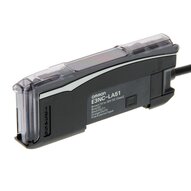 Czujnik fotoelektryczny, wzmacniacz laserowy, inteligentne strojenie, NPN, podwójne wyjście, wejście zewnętrzne, kabel 2 m (E3NC-LA21 2M) - Omron