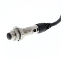 Czujnik fotoelektryczny, Obudowa ze stali nierdzewnej M6, rozproszenie 50 mm, Light-ON, NPN, kabel 2 m (E3T-CD11 2M) - Omron