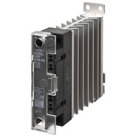 Przekaźnik półprzewodnikowy, 1-fazowy, 23 A, 100-480 V AC, z radiatorem, montaż na szynie DIN, napięcie wejściowe 12-24 V DC z terminalami pchającymi (G3PJ-515B-PU DC12-24) - Omron