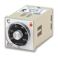 Regulator temperatury, LITE, 1/16 DIN, 48x48mm, pokrętło, sterowanie On-Off, termopara K, 0-800 stopni, 100-240V AC (E5C2-R20K 100-240VAC 0-800) - Omron