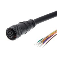 Kabel z szybkozłączem, 8-stykowy M12 do latających przewodów, płaszcz PVC, długość 10 metrów (D40ML-CBL-M12-10M) - Omron