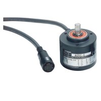Enkoder, absolutny, 360ppr, 9-bitowy, 12-24 VDC, otwarty kolektor NPN, wyjście kodu szarego, kabel 1 m (E6C3-AG5C-C 360P/R 1M) - Omron