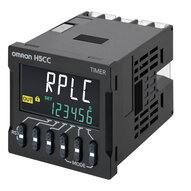 Element czasowy, DIN 48x48 mm, typ standardowy, Zaciski śrubowe, wejście beznapięciowe (NPN) / wejście napięciowe (PNP) (z możliwością przełączania) (H5CC-ASD) - Omron