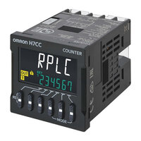 Licznik Cyfrowy, Wtyczka, 11-pin, 48x48 mm, IP66, 6 cyfr, wielofunkcyjny: 1-stopniowy i całkowity licznik bieżący, wyjście tranzystorowe SPST, zasilanie 100-240 VAC (H7CC-A11S) - Omron