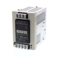 Zasilacz, 180W, wejście 100-240 VAC, wyjście 24 VDC 7.5A, montaż na szynie DIN, cyfrowy wyświetlacz z funkcją napięcia i prądu pracy (S8VS-18024BP) - Omron