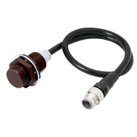 Wyłącznik zbliżeniowy, indukcyjny, powłoka fluorowa (materiał bazowy: SUS 303) M18, ekranowany, 12 mm, DC, 3-przewodowy, PNP NO+NC (E2EW-QX12B3T18-M1TJ 0.3M) - Omron