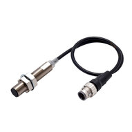 Wyłącznik zbliżeniowy, indukcyjny, mosiądz niklowy, długi korpus, M12, ekranowany, 4 mm, DC, 3-przewodowy, PNP NC, złącze M12 pigtail Smartclick, 0,3 m (E2E-X4B2L12-M1TJ 0.3M) - Omron