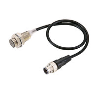 Wyłącznik zbliżeniowy, indukcyjny, mosiądz niklowy, krótki korpus, M18, ekranowany, 8 mm, DC, 3-przewodowy, PNP NC, złącze M12 pigtail Smartclick, 0,3 m (E2E-X5B218-M1TJ 0.3M) - Omron