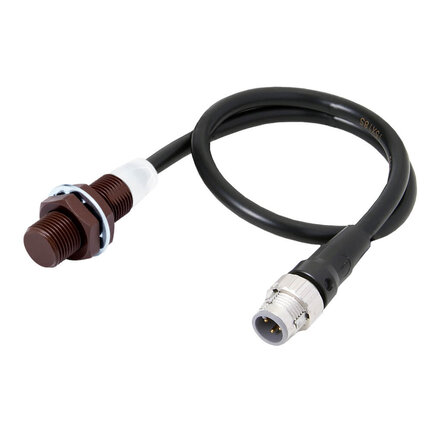 Wyłącznik zbliżeniowy, indukcyjny, powłoka fluorowa (materiał bazowy: SUS 303), M12, ekranowany, 2 mm, DC, 2-przewodowy, NO, złącze M12 pigtail Smartclick (E2EW-QX2D112-M1TGJ 0.3M) - Omron