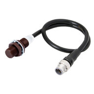Wyłącznik zbliżeniowy, indukcyjny, powłoka fluorowa (materiał bazowy: SUS 303), M12, ekranowany, 2 mm, DC, 2-przewodowy, NO, złącze M12 pigtail Smartclick (E2EW-QX2D112-M1TGJ 0.3M) - Omron