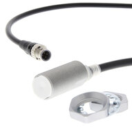 Wyłącznik zbliżeniowy, indukcyjny, powłoka fluorowa (materiał bazowy: mosiądz), M18, ekranowany, 12 mm, DC, 3-przewodowy, PNP NO, IO-Link COM3, złącze M12 (E2EQ-X12B1T18-M1TJ 0.3M) - Omron