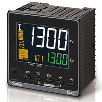Regulator temperatury, PRO, 1/4 DIN (96x96mm), PRO, gr., 4 AUX, 1 x 12 VDC impuls/1 x Rel. OUT, 2x EVT. I/P,Ht. Burnout SSR fail.,RS-485,100-240 VAC (E5AC-TQR4A5M-008) - Omron
