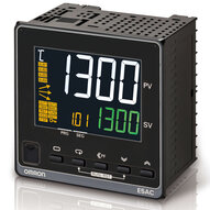 Regulator temperatury, PRO, 1/4 DIN (96x96mm), PRO, gr., 4 AUX, 2x0/4-20mA curr. OUT,24V AC/DC (E5AC-TCC4D5M-000) - Omron