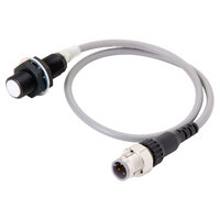 Wyłącznik zbliżeniowy, indukcyjny, powłoka odporna na rozpryski, M12, ekranowany, 3 mm, DC, 2-przewodowy DC, NO, przewód pigtail M12 (E2EQ-X3D1G-M1GJ-T 0.3M) - Omron
