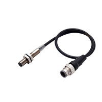 Wyłącznik zbliżeniowy, indukcyjny, długi mosiężny korpus M8, ekranowany, 4 mm, DC, 3-przewodowy, PNP NO, IO-Link COM3, złącze M12 pigtail Smartclick, 0,3 m (E2E-X4B1TL8-M1TJ 0.3M) - Omron