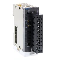 Analogowa jednostka wejściowa, 4 x wejścia 1 do 5 V, 0 do 5 V, 0 do 10 V, -10 do 10 V, 4 do 20 mA, rozdzielczość 1:4000 / 8000, bezśrubowy terminal zaciskowy (CJ1W-AD041-V1(SL)) - Omron