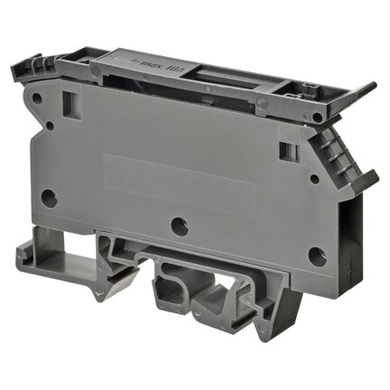 Blok iloczynu logicznego AND z przyłączem śrubowym do montażu na TS 35 i TS 32, przekrój poprzeczny 4 mm2, szerokość 6 mm, blok bezpieczników 6,3 mm, kolor szary (XW5T-S4.0-FU6) - Omron