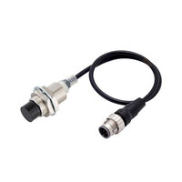 Wyłącznik zbliżeniowy, indukcyjny, M18, 14 mm, nieekranowany, DC, 2-przewodowy, NO, złącze pigtail M12 (układ pinów IEC) 0,5 m (E2E-X14MD1-M1GJ 0.5M) - Omron