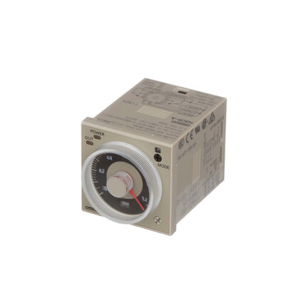 Element czasowy, Wtyczka, 11-pin, DIN 48 x 48 mm, wielofunkcyjny, 0.05 s-300 h, DPDT, 5 A, 24-48VAC, 12-48VDC (H3CR-A AC24-48/DC12-48) - Omron