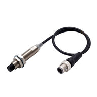 Wyłącznik zbliżeniowy, indukcyjny, mosiądz niklowy, długi korpus, M12, nieekranowany, 10 mm, DC, 3-przewodowy, PNP NO, IO-Link COM3, złącze M12, 0,3 m (E2E-X10MB1TL12-M1TJ 0.3M) - Omron