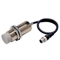 Wyłącznik zbliżeniowy, indukcyjny, mosiądz niklowy, długi korpus, M30, nieekranowany, 30 mm, DC, 3-przewodowy, PNP NO, IO-Link COM3, złącze M12, 0,3 m (E2E-X30MB1TL30-M1TJ 0.3M) - Omron