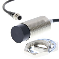 Wyłącznik zbliżeniowy, indukcyjny, mosiądz niklowy, długi korpus, M30, nieekranowany, 40 mm, DC, 3-przewodowy, PNP NO, IO-Link COM3, złącze M12, 0,3 m (E2E-X40MB1TL30-M1TJ 0.3M) - Omron