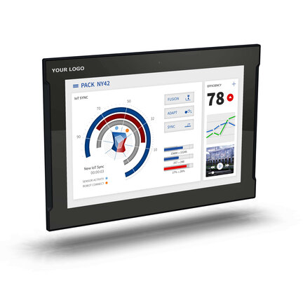 Przemysłowy komputer panelowy z procesorem Intel Core i5-7300U, 8 GB DRAM (non-ECC) (NYP35-30450-15WC1002) - Omron