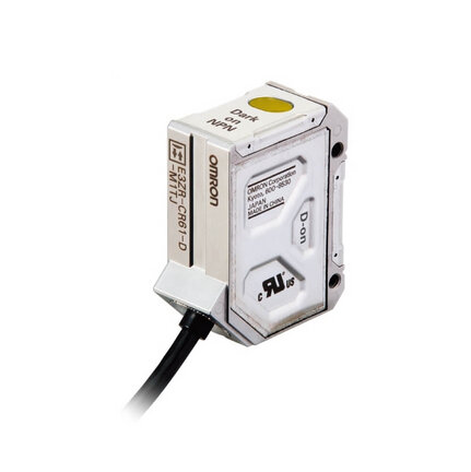 Czujnik optyczny, prostokątna obudowa, stal nierdzewna, olejoodporny, czerwona dioda LED, odbiciowy, 2,5 m, NPN, Dark-ON, kabel 5 m (E3ZR-CR61D 5M) - Omron