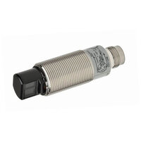 Czujnik optyczny odbiciowo-zaporowy, gwint M18, promieniowy, metalowy, czerwona dioda LED, odblaskowy, 4 m, NPN, Light-ON/Dark-ON, złącze M12 (E3RB-RN21) - Omron