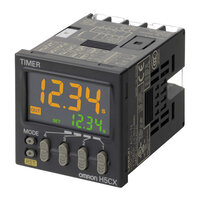 Element czasowy, DIN 48x48 mm, IP66, 4 nastawy wstępne i 4 cyfry czasu rzeczywistego, wielozakresowy od 0,01 s do 9999 h (10 zakresów) (H5CX-AS-N) - Omron