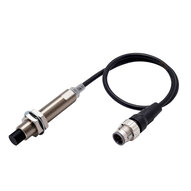 Wyłącznik zbliżeniowy, indukcyjny, mosiądz niklowy, długi korpus, M12, nieekranowany, 8 mm, DC, 3-przewodowy, PNP NO, IO-Link COM3, złącze M12, 0,3 m (E2E-X8MB1TL12-M1TJ 0.3M) - Omron