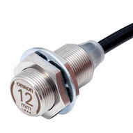Wyłącznik zbliżeniowy, indukcyjny, wykonany w całości ze stali nierdzewnej 303 M18, ekranowany, 12 mm, DC, 3-przewodowy, PNP NO+NC, IO-Link COM3, kabel 2 m (E2EW-X12B3T18 2M) - Omron