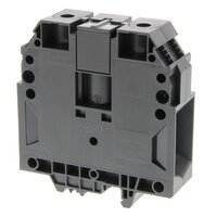 Listwa zaciskowa przelotowa na szynę DIN ze złączem śrubowym do montażu na TS 35 i TS 32, pole przekroju poprzecznego 150 mm2, szerokość 28 mm, kolor szary (XW5T-S150-1.1-1) - Omron