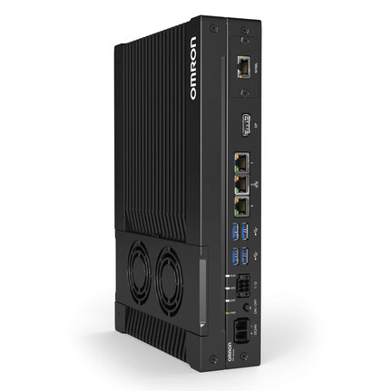 Przemysłowy komputer typu Box z procesorem Intel Core i5-1145GRE (z wentylatorem), 8 GB pamięci RAM (bez ECC), bez gniazd rozszerzeń, WIN 10 IoT 2021 (64-bit) (NYB55-30516) - Omron