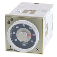 Element czasowy, Wtyczka, 8-stykowy, 1/16DIN (48 x 48 mm), gwiazda-trójkąt-opóźnienie, 0,5-120 s, SPST-NO chwilowy, SPST-NO czasowy, 5 A, 100-120 VAC (H3CR-G8EL 100-120VAC) - Omron