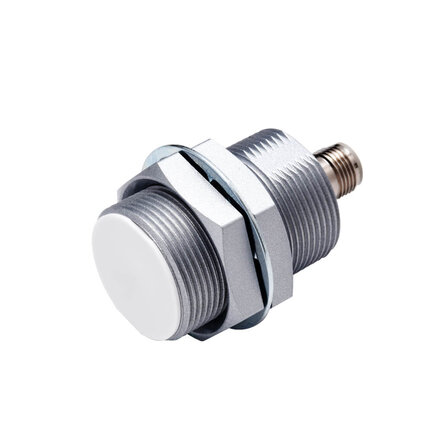 Wyłącznik zbliżeniowy, indukcyjny, powłoka fluorowa (materiał bazowy: mosiądz), M30, ekranowany, 22 mm, DC, 3-przewodowy, PNP NO, IO-Link COM2, złącze M12 (E2EQ-X22B1D30-M1) - Omron