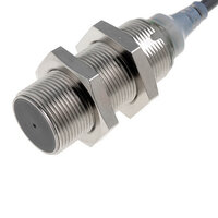 Wyłącznik zbliżeniowy, indukcyjny, potrójna odległość, mosiądz-nikiel, krótki korpus, M18, ekranowany, 11mm, DC, 3-przewodowy, PNP-NO, 2m prewired (E2A3-M18KS11-WP-B1 2M) - Omron