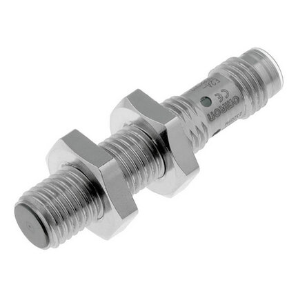 Wyłącznik zbliżeniowy, indukcyjny, stal nierdzewna, krótki korpus, M8, ekranowany, 1 mm, DC, 3-przewodowy, PNP-NO, M8 4-pinowy wtykowy (E2A-S08KS01-M5-B1) - Omron