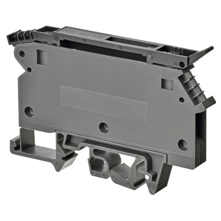 Listwa bezpiecznikowa ze złączem śrubowym do montażu na TS 35 i TS 32, przekrój poprzeczny 4 mm2, szerokość 6 mm, blok bezpiecznikowy dla 5 mm, kolor szary (XW5T-S4.0-FU5) - Omron