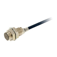 Wyłącznik zbliżeniowy, indukcyjny, mosiądz niklowy, krótki korpus, M18, ekranowany, 12 mm, DC, 3-przewodowy, PNP NO+NC, IO-Link COM2, kabel 2 m (E2E-X12B3D18 2M) - Omron