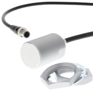 Wyłącznik zbliżeniowy, indukcyjny, mosiądz-nikiel, powłoka Spatter, M30, ekranowany, 20 mm, NC, 0,3 m pig-tail, 2-przewodowy DC, bez polaryzacji (E2EQ-X20D230-M1TGJ-T 0.3M) - Omron