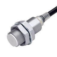 Wyłącznik zbliżeniowy, indukcyjny, powłoka fluorowa (materiał bazowy: mosiądz), M18, ekranowany, 12 mm, DC, 3-przewodowy, PNP NO, IO-Link COM2, kabel 2 m (E2EQ-X12B1D18 2M) - Omron