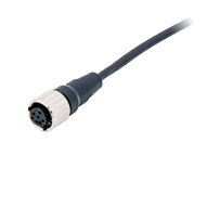 Kabel z wtyczką do czujnika, Gniazdo wtykowe M12 proste (żeńskie), 4-biegunowe, kodowane A, kabel olejoodporny PA z osłoną fluorową, IP67/IP67G, 2 m (XS5FR-D423-D80-RB1) - Omron