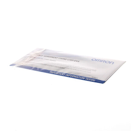 Oprogramowanie CX-One Lite v4.x, licencja tylko dla jednego użytkownika (wymaga płyty CD, CXOne-LTCD-EV4), ograniczona do programowania platformy CPx PLC (CXONE-LT01-EV4) - Omron