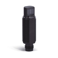 Czujnik fotoelektryczny, tuleja gwintowana M18, typ promieniowy, tworzywo sztuczne, czerwona dioda LED, rozproszona, 100 mm, NPN, Light-ON/Dark-ON, złącze M12 (E3RA-DN21) - Omron
